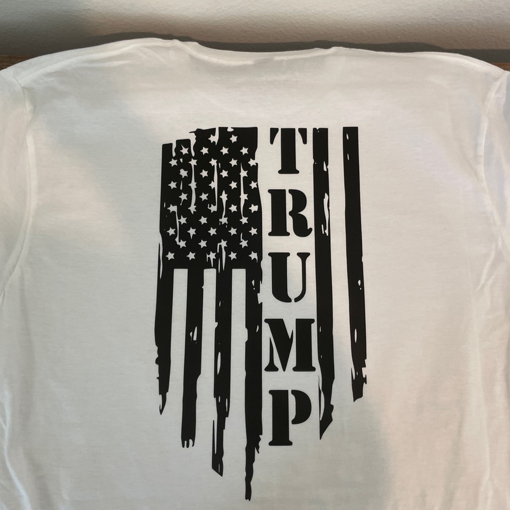 Trump flag/middle finger shirt